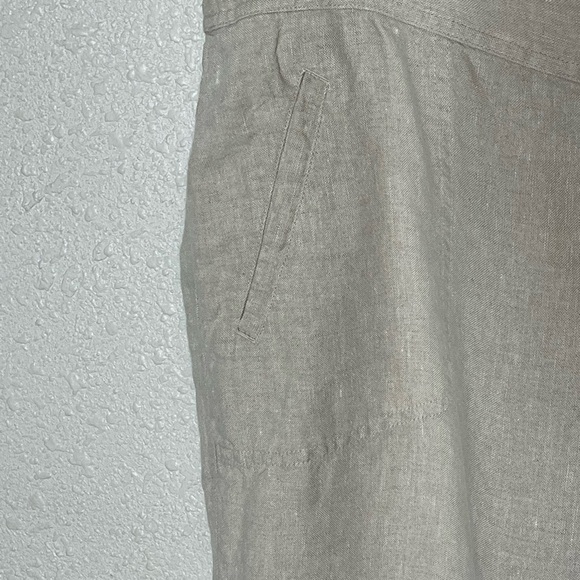 Chicos Linen Pants Sz 3 - Picture 3 of 7